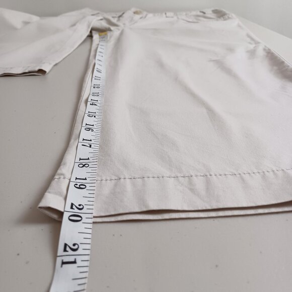 Izod Oatmeal Beige Cotton Low Rise Capri's - Picture 10 of 16
